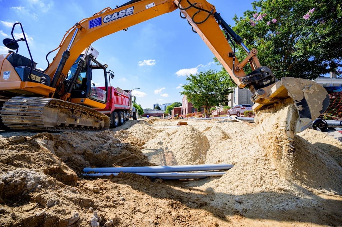 Sewer Line Installation — typical job